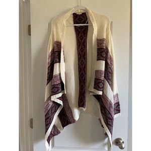 Open Front Sweater - Medium